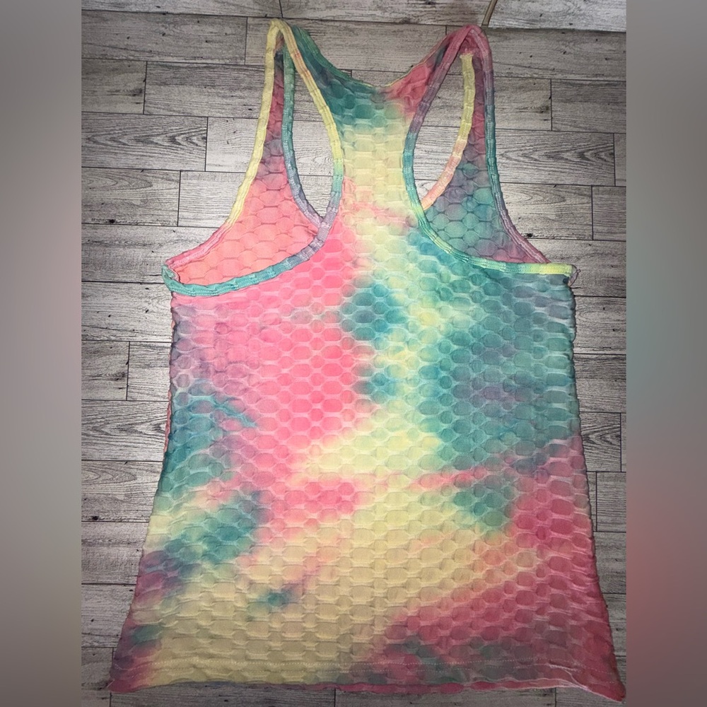 Tie Dye Yoga Set (2 piece top and bottom) activewear set - Picture 7 of 9
